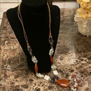 Elegant Multicolor Beaded Necklace